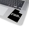 Run Utah Stickers (Solid)