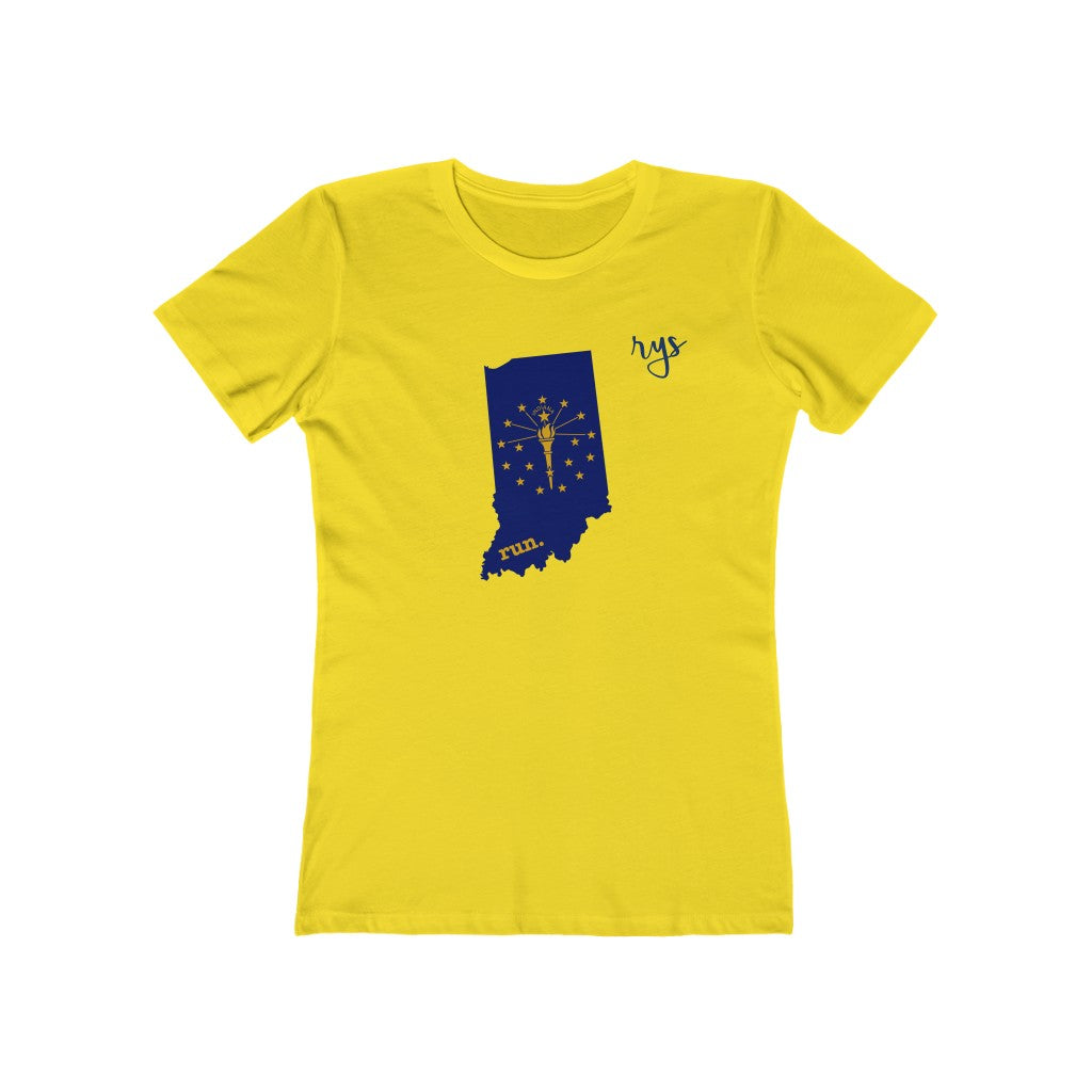 Run Indiana Women’s T-Shirt (Flag)