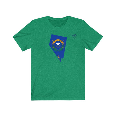 Run Nevada Men's / Unisex T-Shirt (Flag)