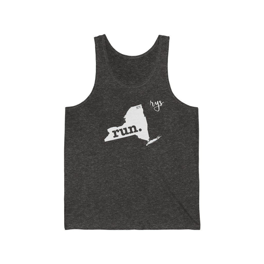 Run New York Men's / Unisex Tank Top (Solid)