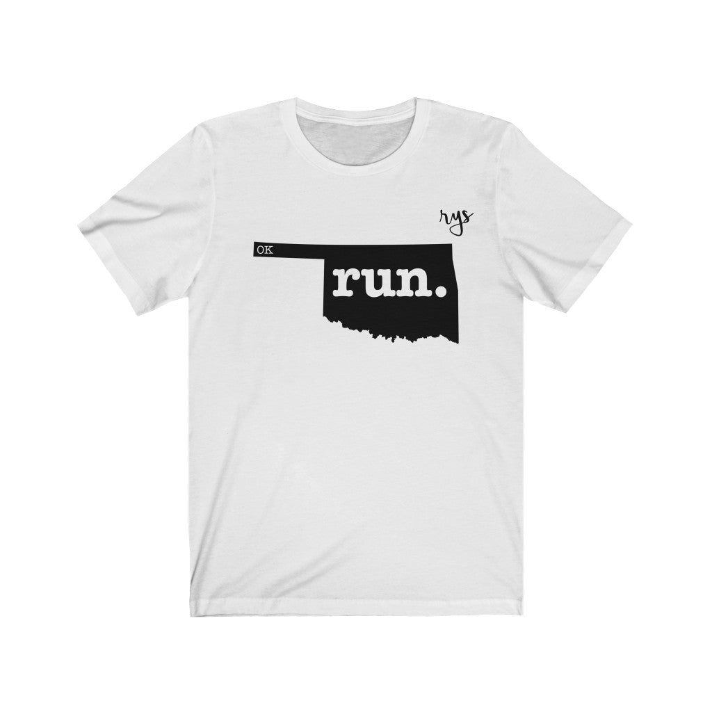 Run Oklahoma Men's / Unisex T-Shirt (Solid)