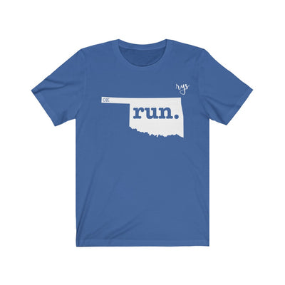 Run Oklahoma Men's / Unisex T-Shirt (Solid)