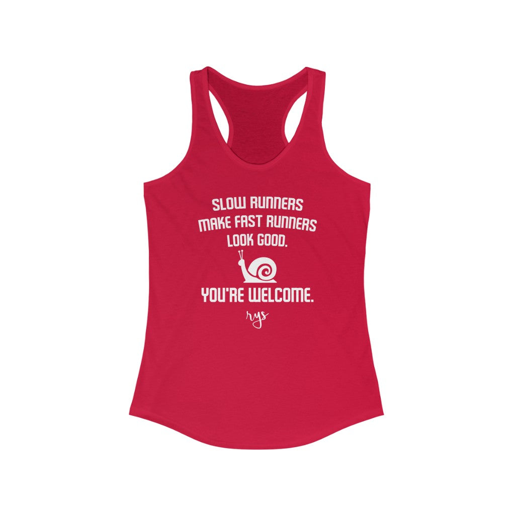 Slow Runners Women's Racerback Tank
