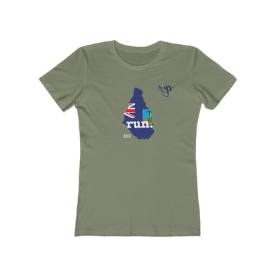 Run Montserrat Women’s T-Shirt (Flag)