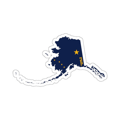Run Alaska Stickers (Flag)