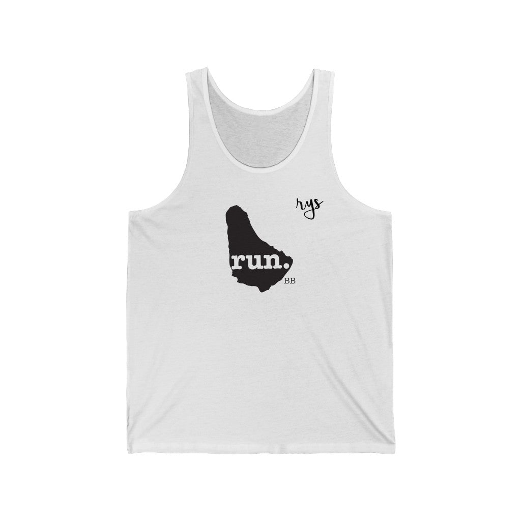 Run Barbados Men's / Unisex Tank Top (Solid)
