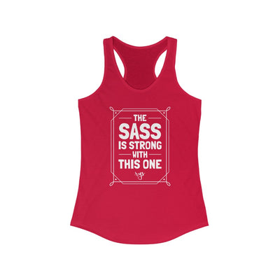 Sass Is Strong Women's Racerback Tank