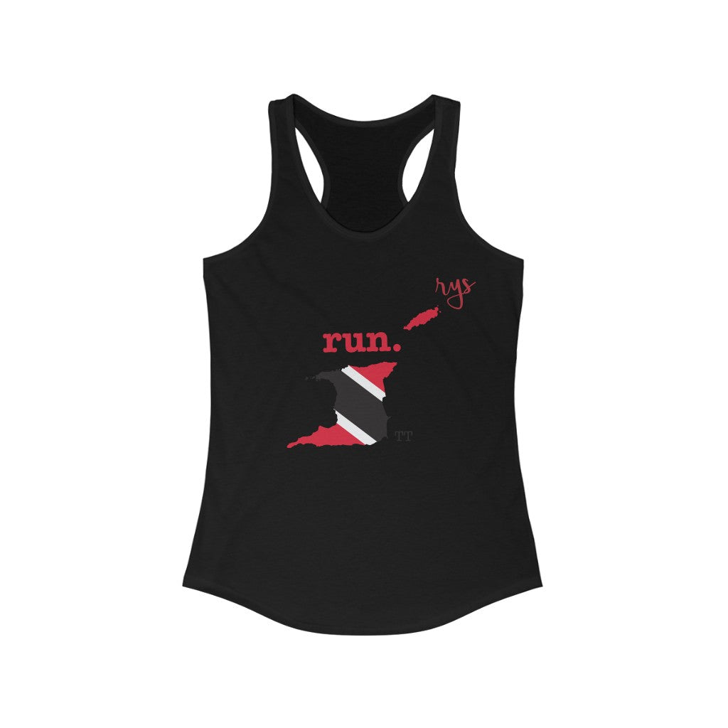 Run Trinidad Tobago Women's Racerback Tank (Flag)