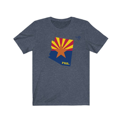 Run Arizona Men's / Unisex T-Shirt (Flag)