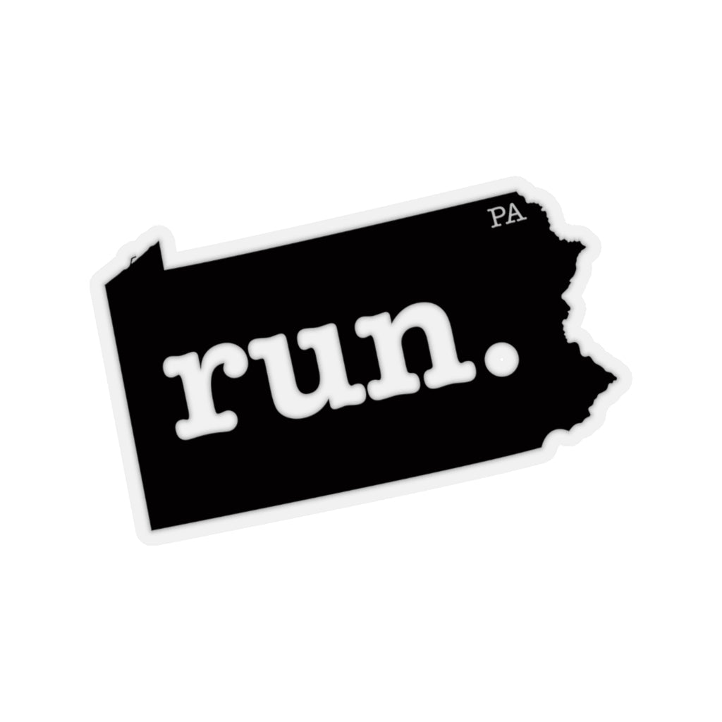 Run Pennsylvania Stickers (Solid)