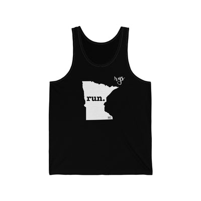 Run Minnesota Men's / Unisex Tank Top (Solid)