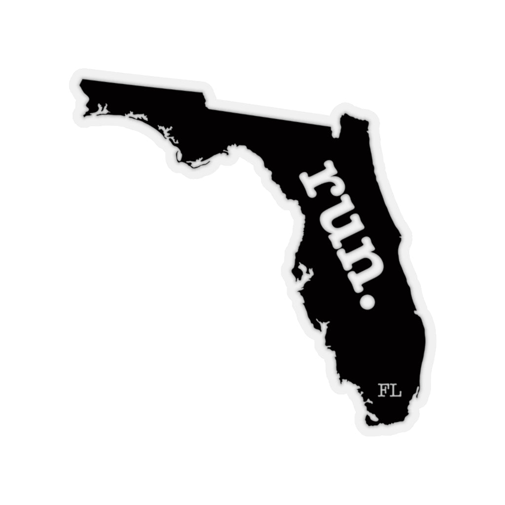 Run Florida Stickers (Solid)