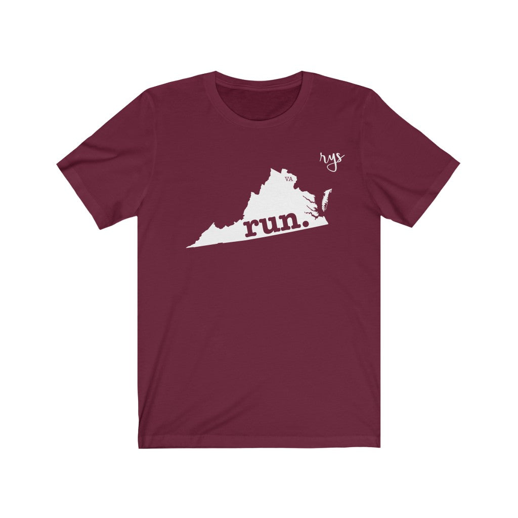 Run Virginia Men's / Unisex T-Shirt (Solid)