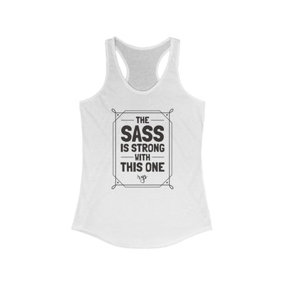 Sass Is Strong Women's Racerback Tank