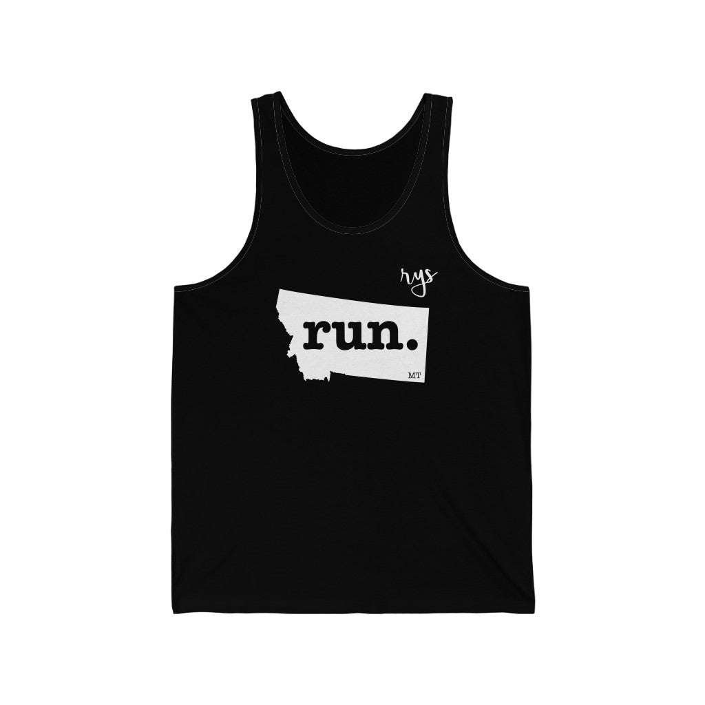 Run Montana Men's / Unisex Tank Top (Solid)