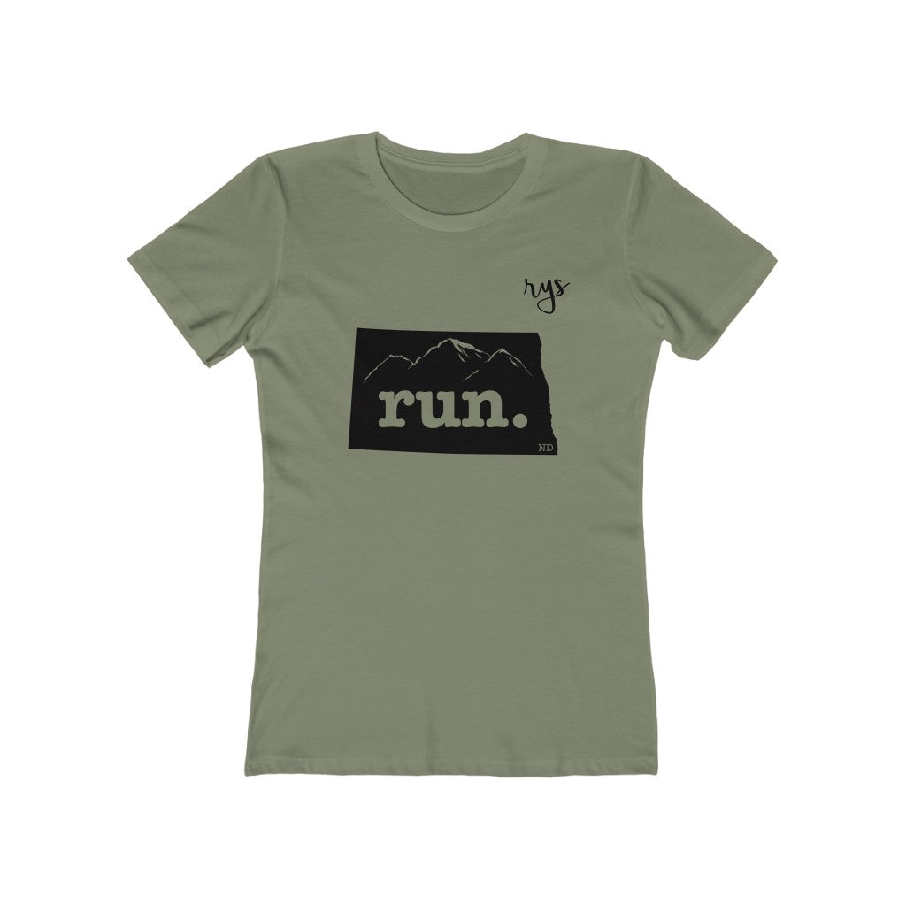Run North Dakota Women’s T-Shirt (Solid)