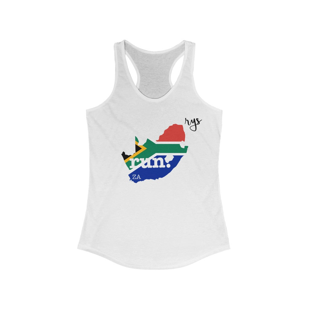 Run South Africa Women's Racerback Tank (Flag)