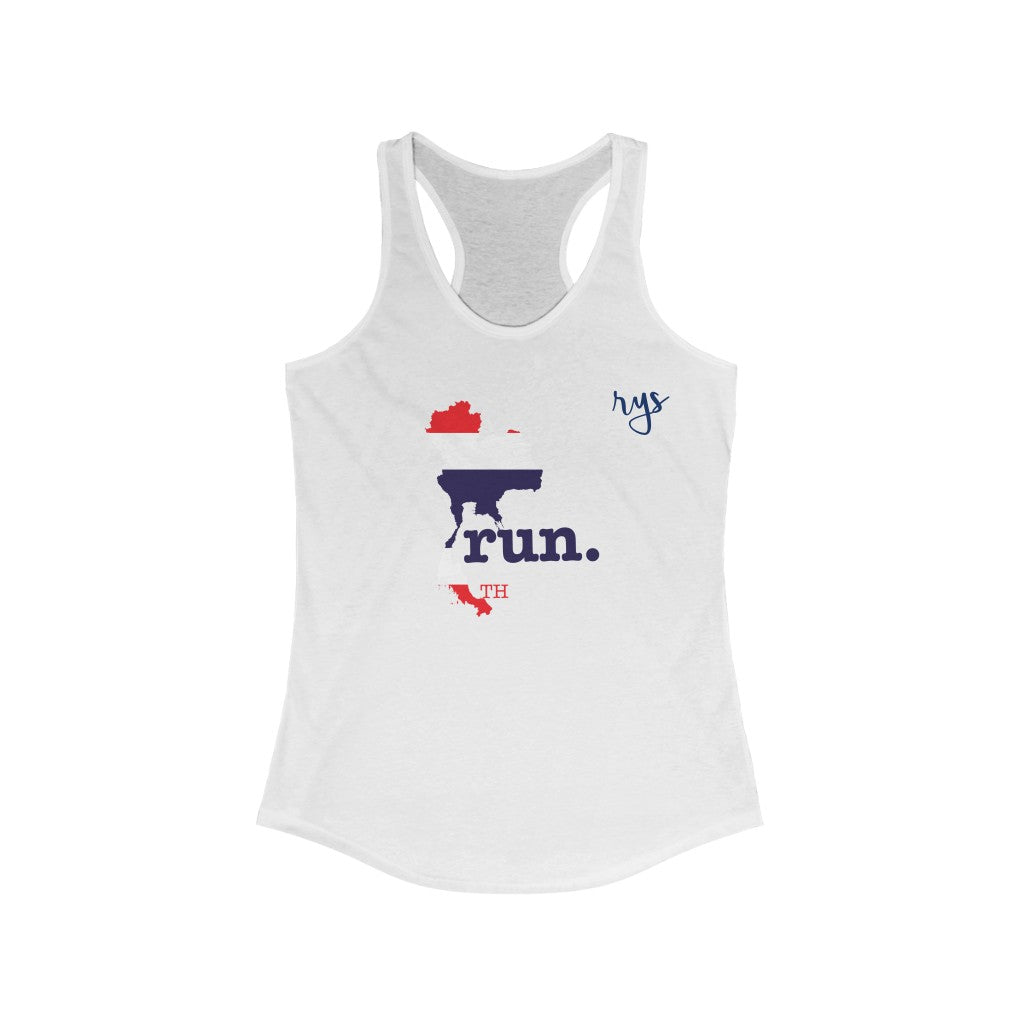 Run Thailand Women's Racerback Tank (Flag)