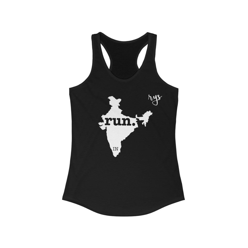 Run India Women's Racerback Tank (Solid)