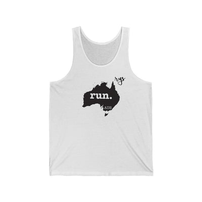 Run Australia Men's / Unisex Tank Top (Solid)