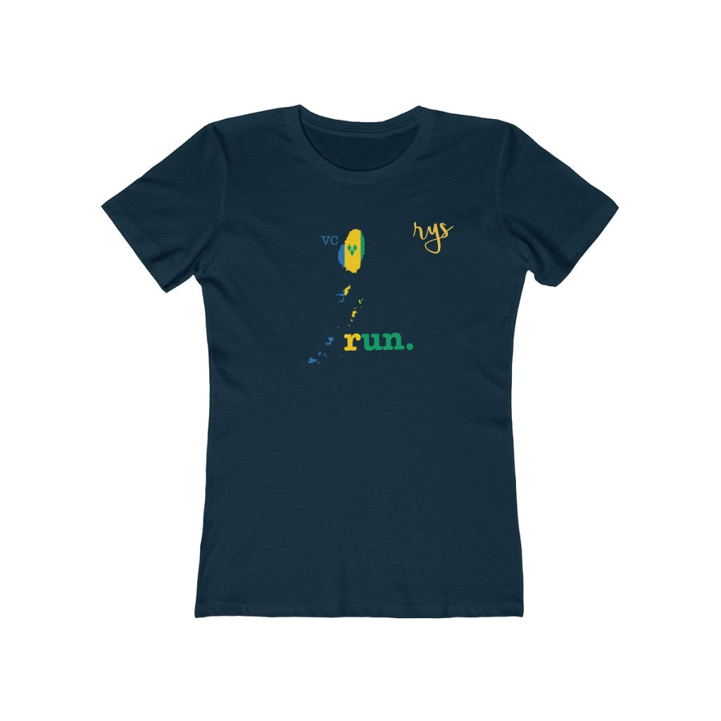 Run Saint Vincent Grenadines Women’s T-Shirt (Flag)