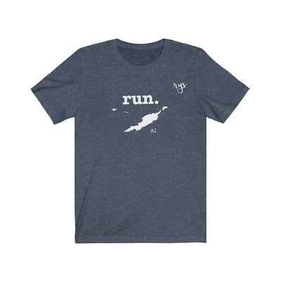 Run Anguilla Men's / Unisex T-Shirt (Solid)