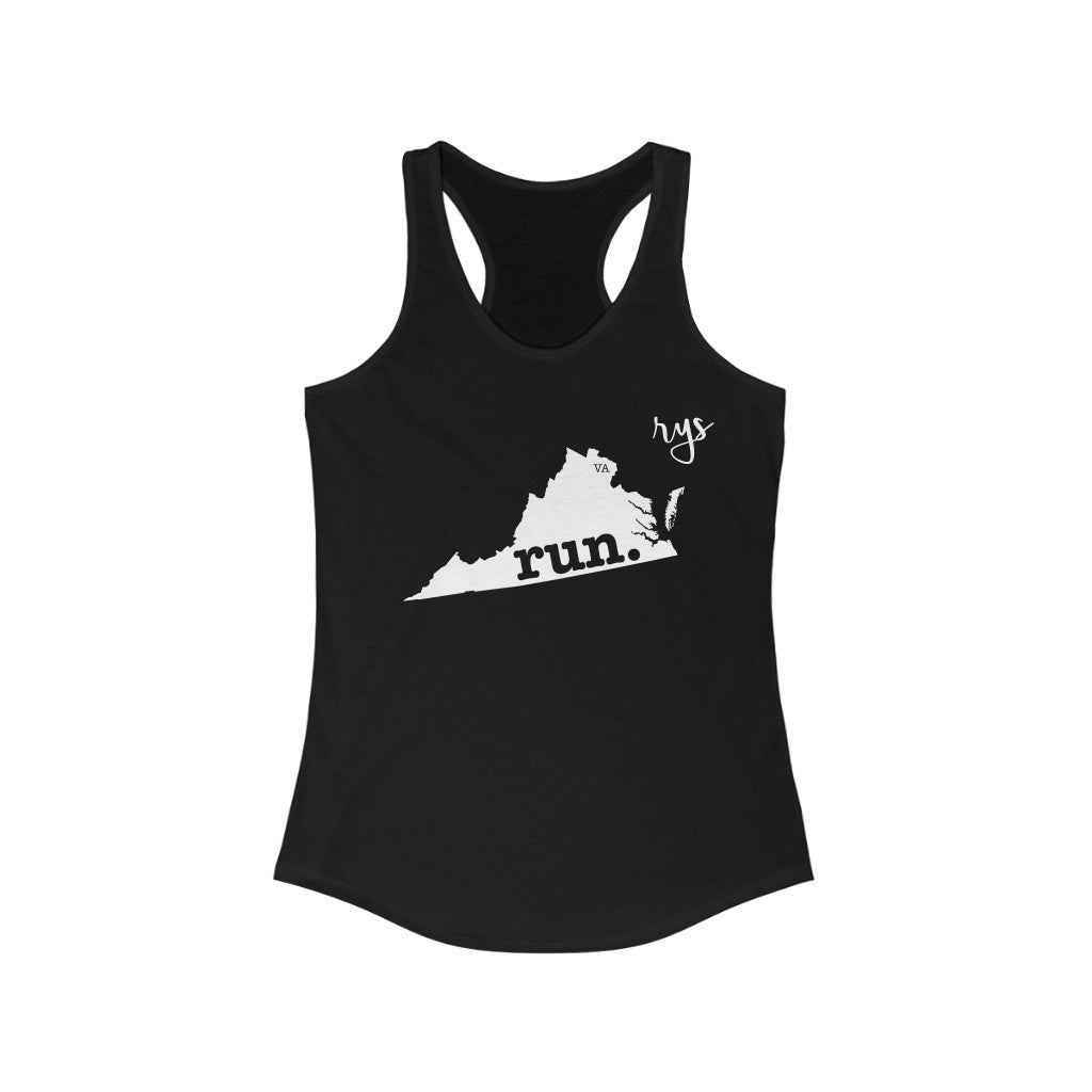 Run Virginia Women's Racerback Tank (Solid)
