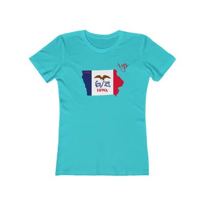 Run Iowa Women’s T-Shirt (Flag)
