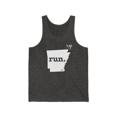 Run Arkansas Men's / Unisex Tank Top (Solid)