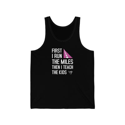 Run Miles Teach Kids Men's / Unisex Tank Top