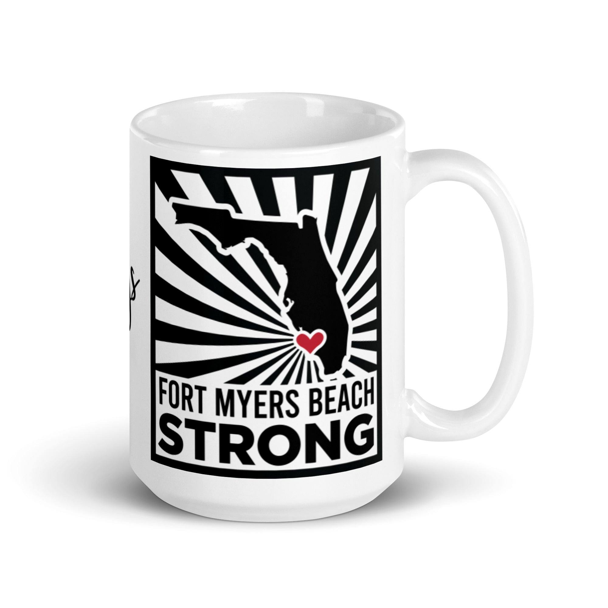 Fort Myers Beach STRONG Burst Coffee Mug
