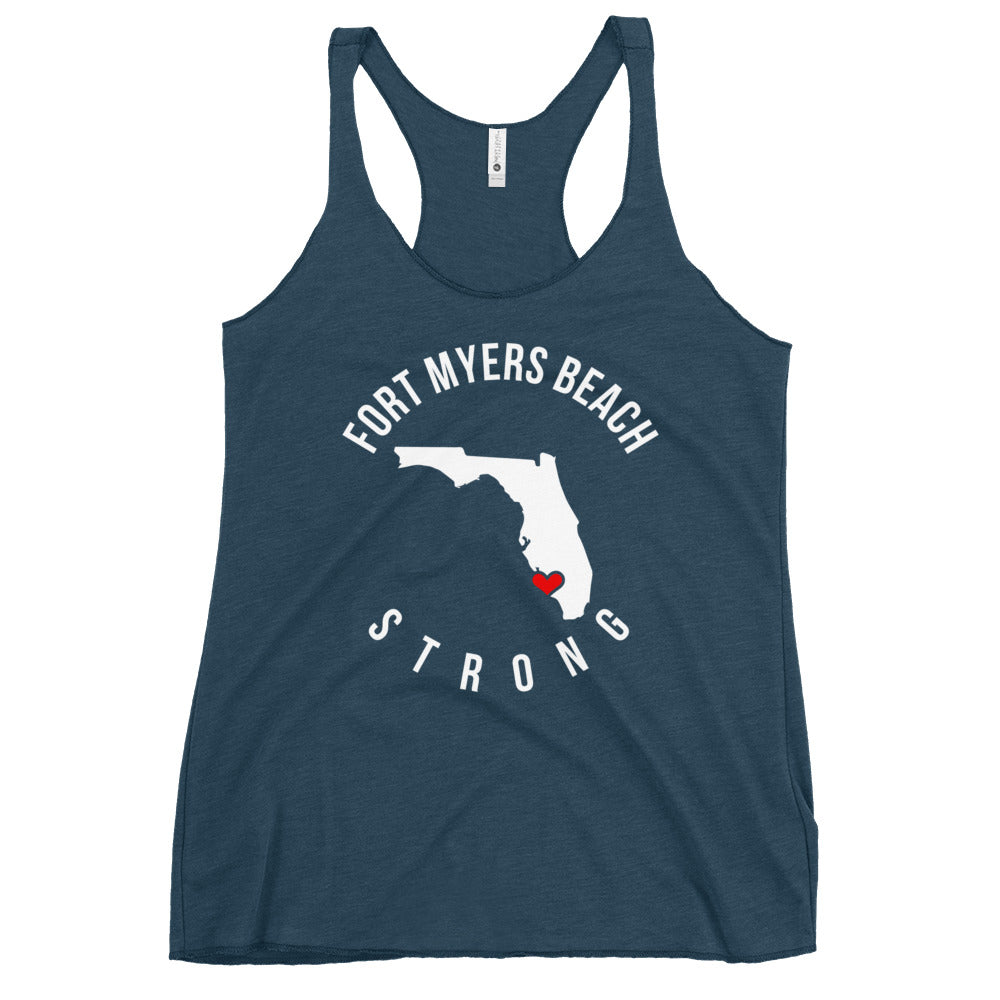 Fort Myers Beach STRONG Women's Racerback Tank